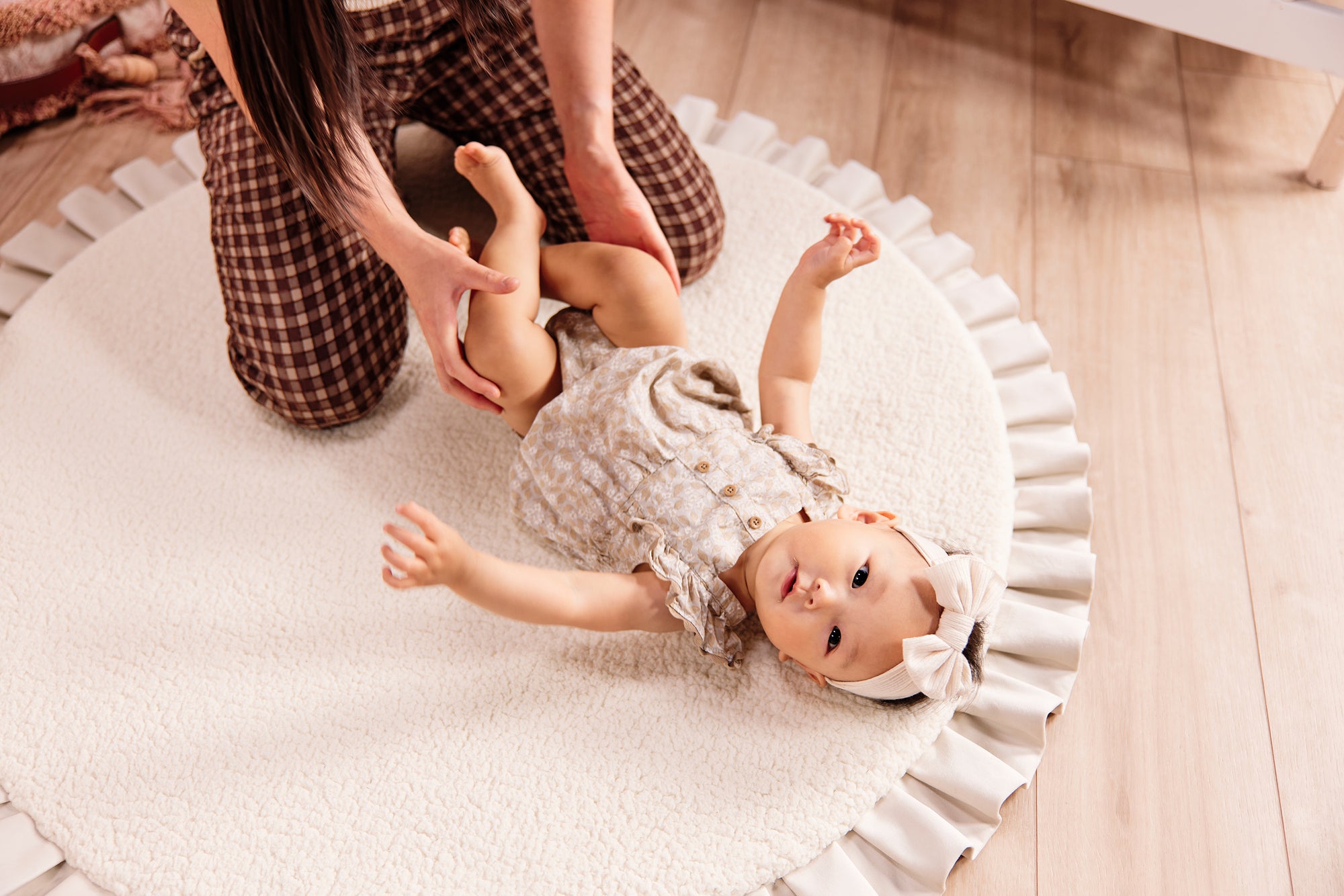 Circle Play Mat - Boucle / Cream