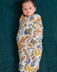 DockATot Swaddle - Woodland / Deep Teal