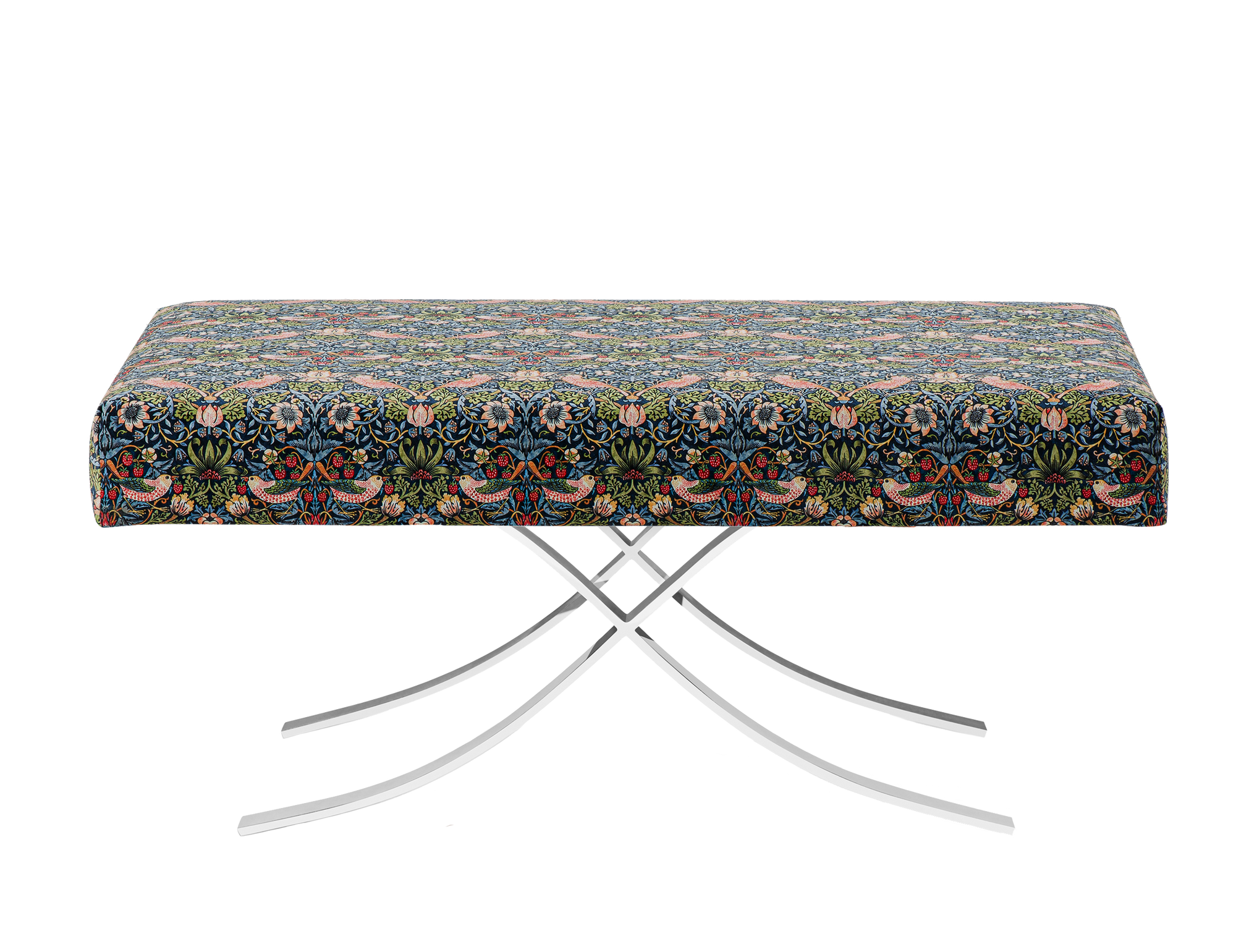 Strawberry Thief Rectangular Ottoman