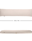 Cosset Body Pillow - Sand Chambray